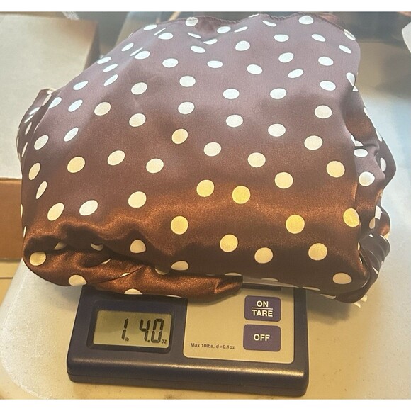 Jessica Howard Womens 24 Brown Polka Dot Maxi Dress with Belt - Picture 9 of 9